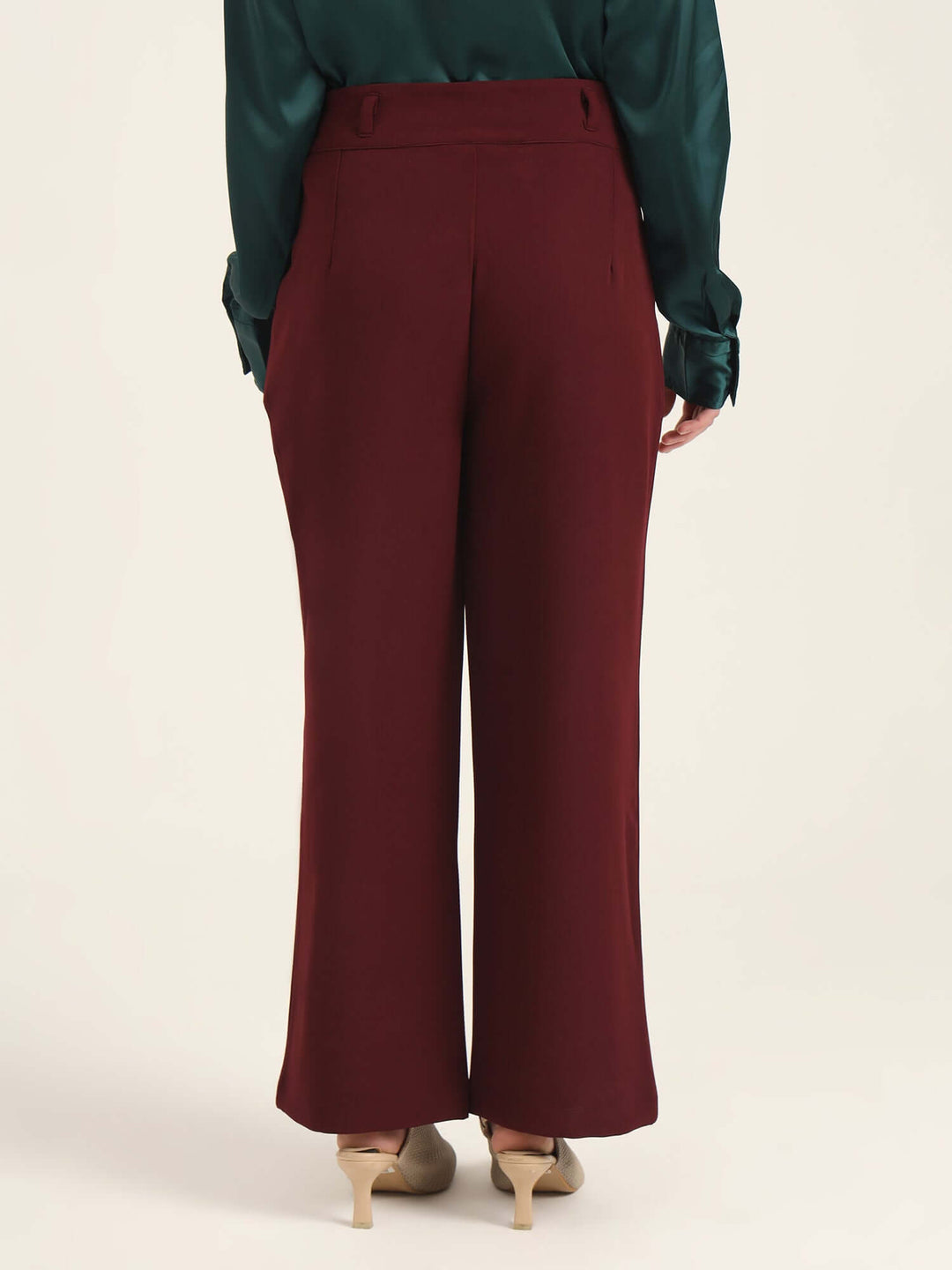 Women'S Luxury Banana Crepe Mahogany K Pant