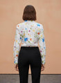 Premium Micro Multicolour Regular Length Straight Hem Digital Print Shirt