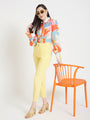 Premium Muslin Digital Print Puff Sleeve Shirt