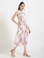 Premium Muslin Digital Print Maxi Dress With Slash Pocket