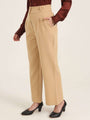 Women'S Luxury Banana Crepe Wheat K Pant