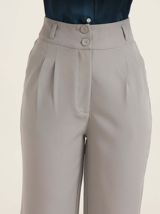 Women'S Luxury Banana Crepe Carbon K Pant