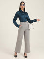 Women'S Luxury Banana Crepe Carbon K Pant