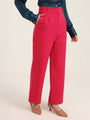 Women'S Luxury Banana Crepe Hibiscus K Pant