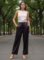 European Satin Loose Fit Trouser