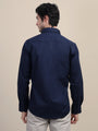 Deep Navy Shirt With Premium Cotton Lycra