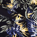 Women'S Premium Rayon Shirt With Jungle Print In Full Sleeve And Black Color