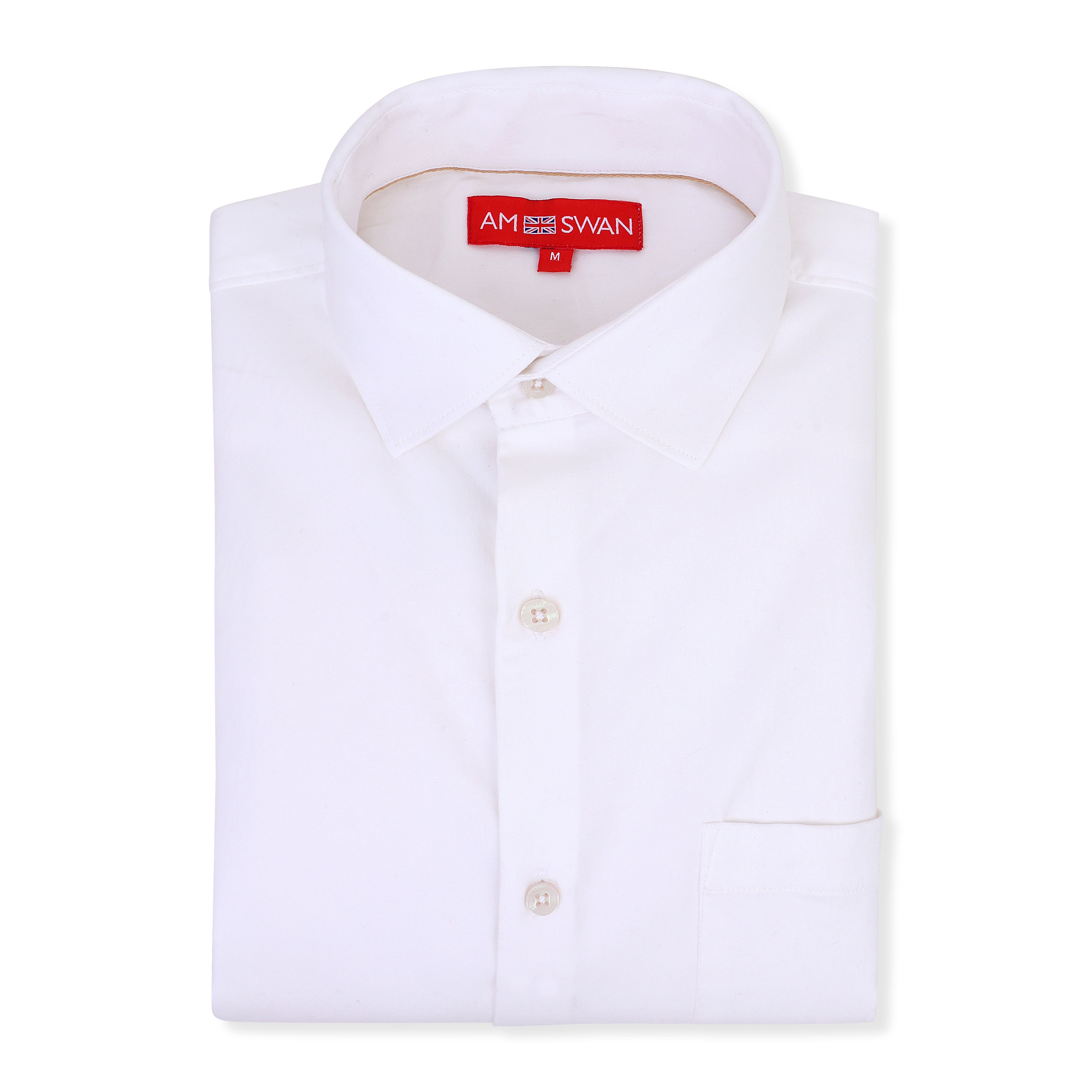 White Shirt With Premium Cotton Lycra