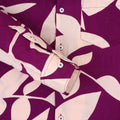 Women'S Premium Rayon Shirt With Purple Floral Print