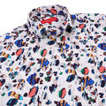 Women'S Premium White Printed Rayon Shirt