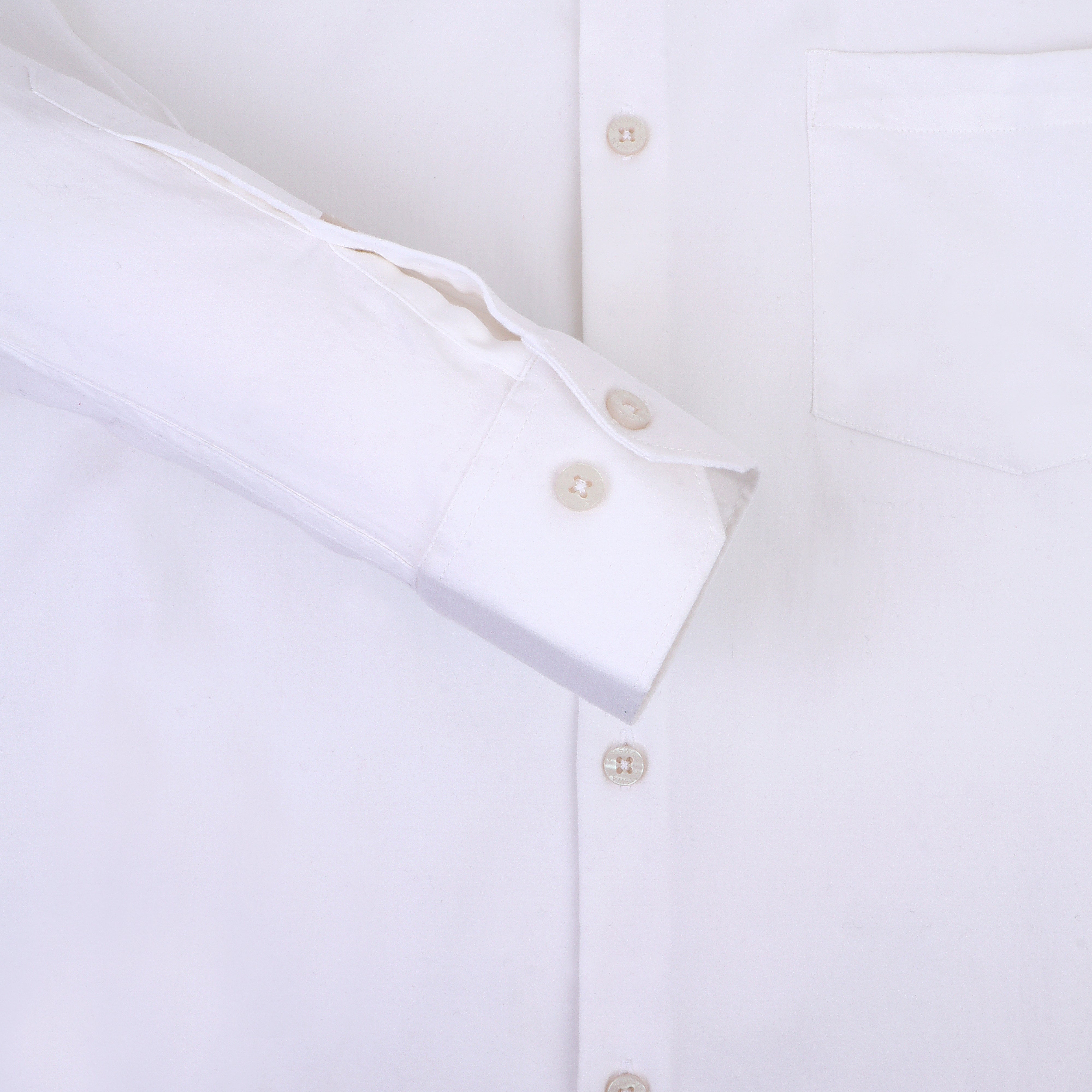 White Shirt With Premium Cotton Lycra