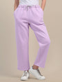 Amswan Womens Premium Cotton Lilac Sweatpant