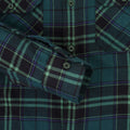 Premium Cotton Dark Green Plaid Flannel Shirt