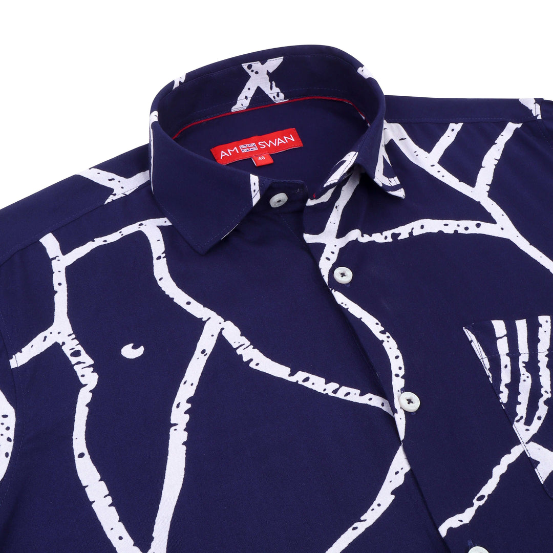 Women'S Premium Rayon Shirt With Abstract Print