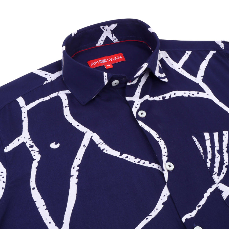 Women'S Premium Rayon Shirt With Abstract Print