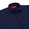 Deep Navy Shirt With Premium Cotton Lycra