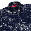 Amswan Premium Shirt With Spread Collar In Smart Fit And Printed Design For Men's