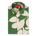Women'S Premium Rayon Casual Shirt With Green Floral Print