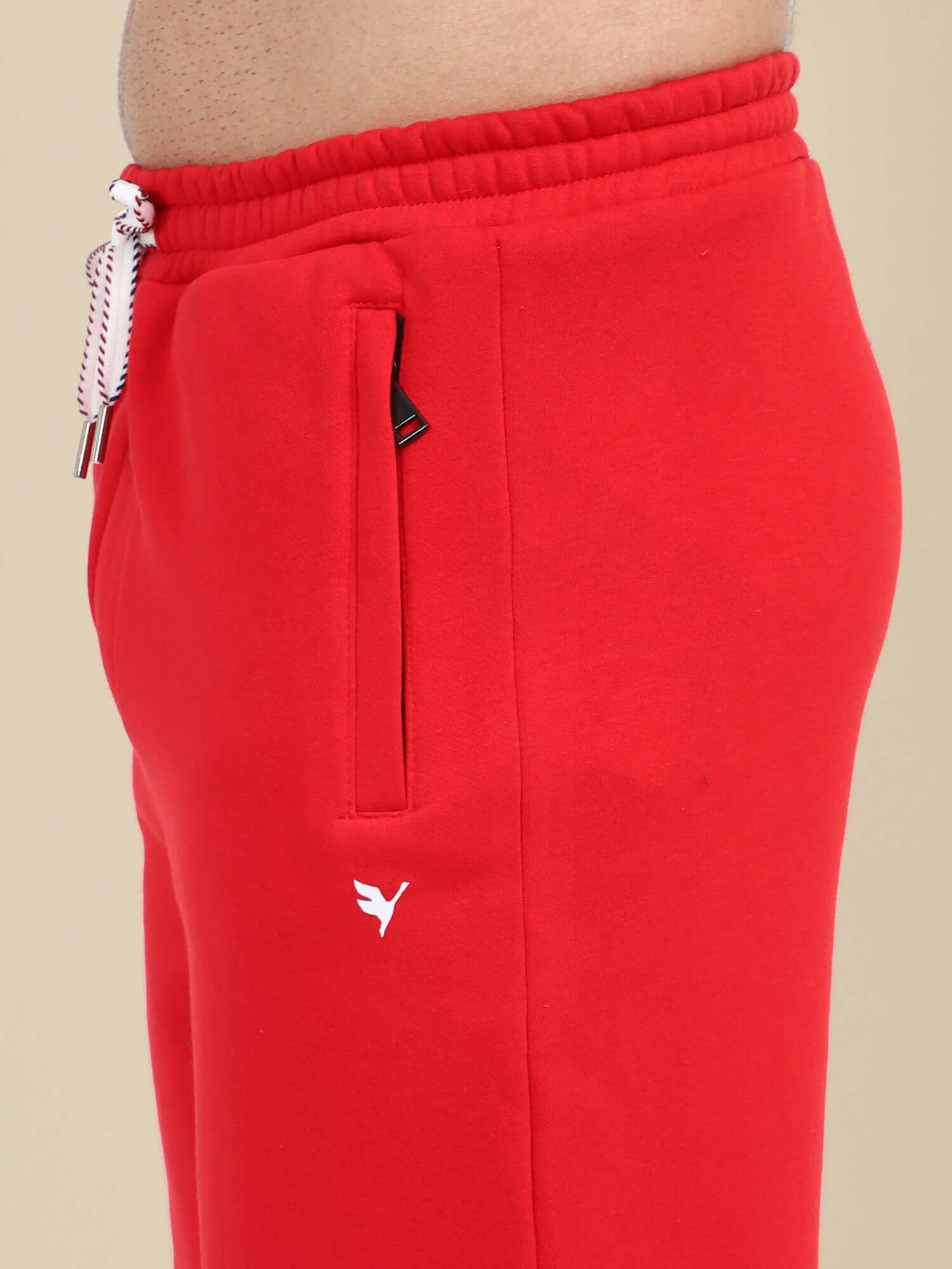 Amswan Men'S Red Cord Set: Half Zipper Sweatshirt & Sweatpants For Ultimate Comfort And Style
