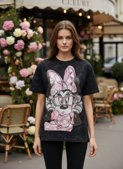 Stylish Graphic Print Oversized T-Shirt for Women