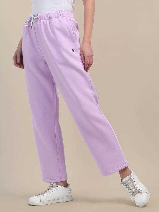 Amswan Womens Premium Cotton Lilac Sweatpant