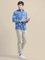 Beige-Coloured Smart Fit Trousers