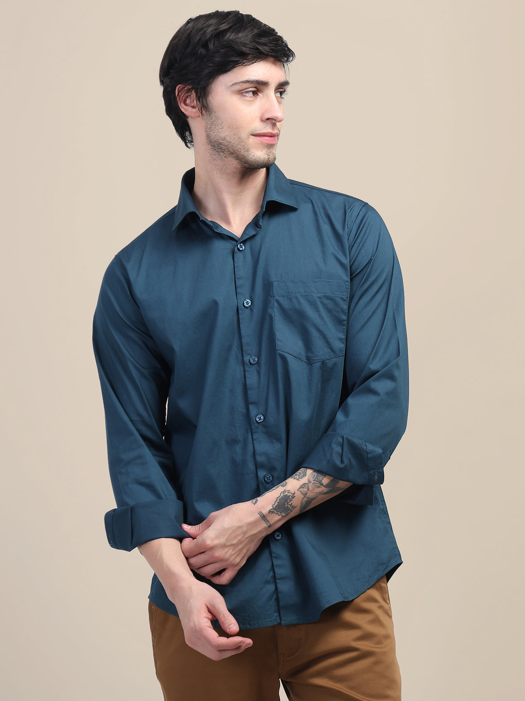 Premium Cotton Lycra Shirt