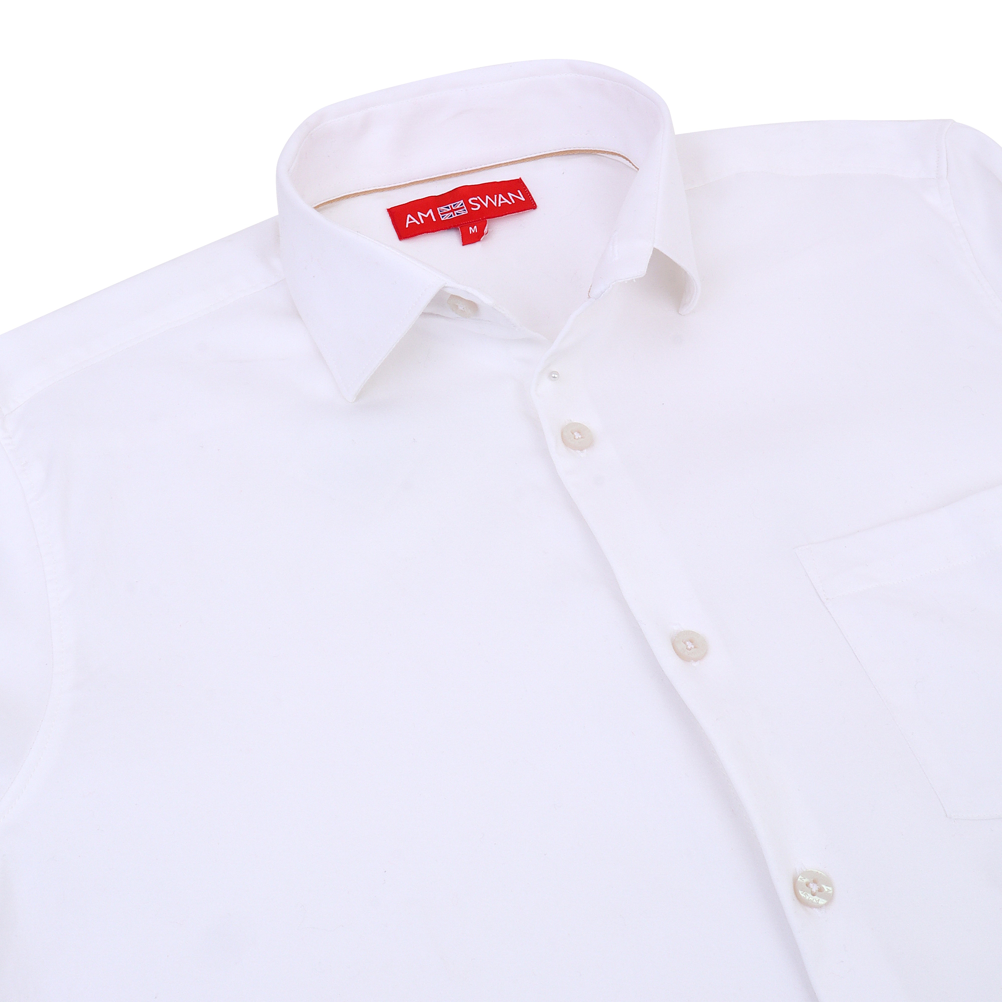 White Shirt With Premium Cotton Lycra
