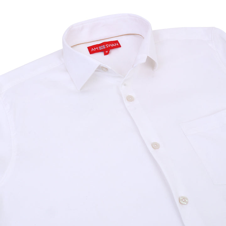 White Shirt With Premium Cotton Lycra