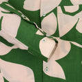 Women'S Premium Rayon Casual Shirt With Green Floral Print