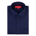 Deep Navy Shirt With Premium Cotton Lycra