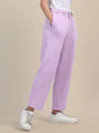 Amswan Womens Premium Cotton Lilac Sweatpant