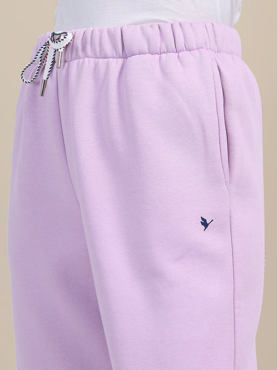 Amswan Womens Premium Cotton Lilac Sweatpant