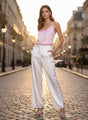 European Satin Loose Fit Trouser