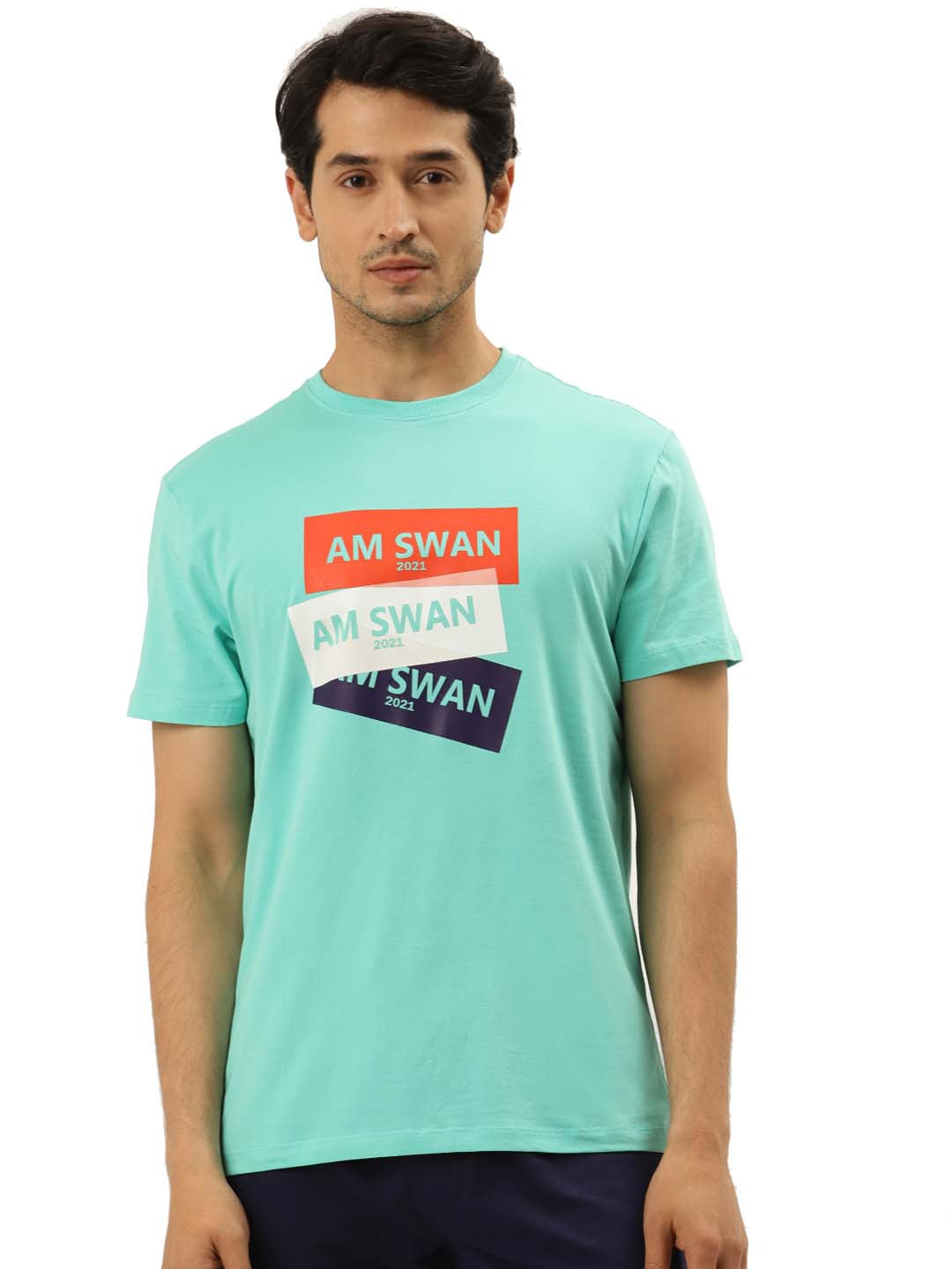 MENS PREMIUM COTTON PRINTED HALF SLEEVE CREW NECK T-SHIRTS