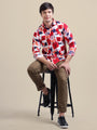 Brown Casual Trousers Solid Cotton Lycra Smart Fit