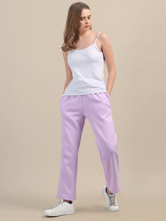 Amswan Womens Premium Cotton Lilac Sweatpant