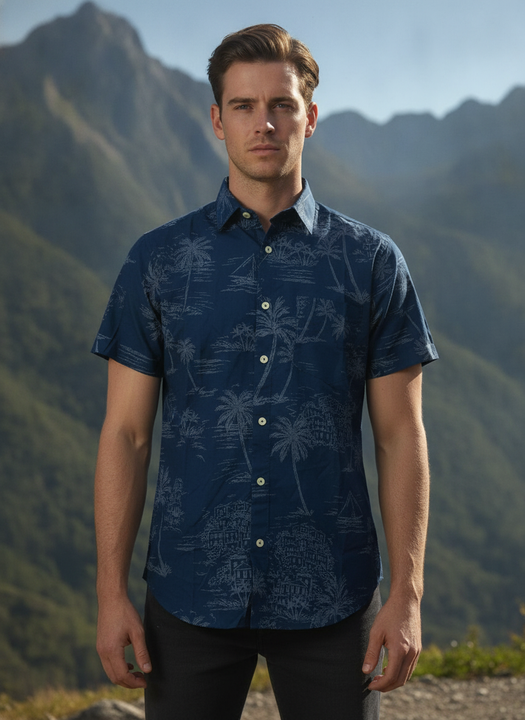Amswan Men'S Premium Rayon Shirt