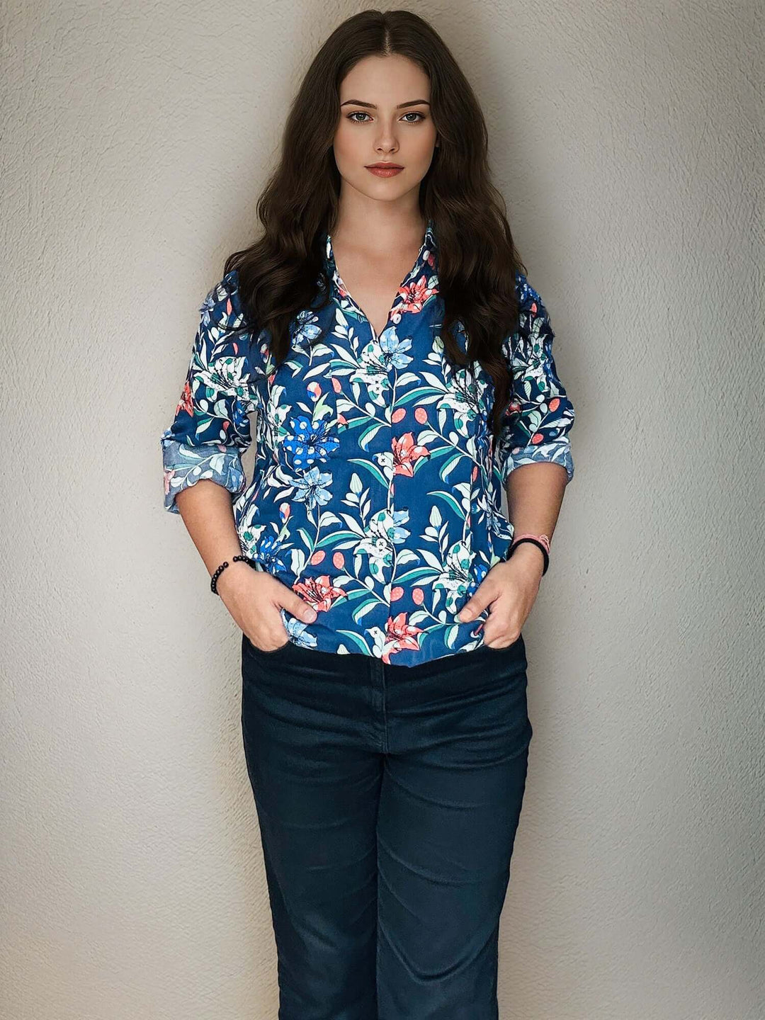 Women'S Premium Rayon Shirt With Print