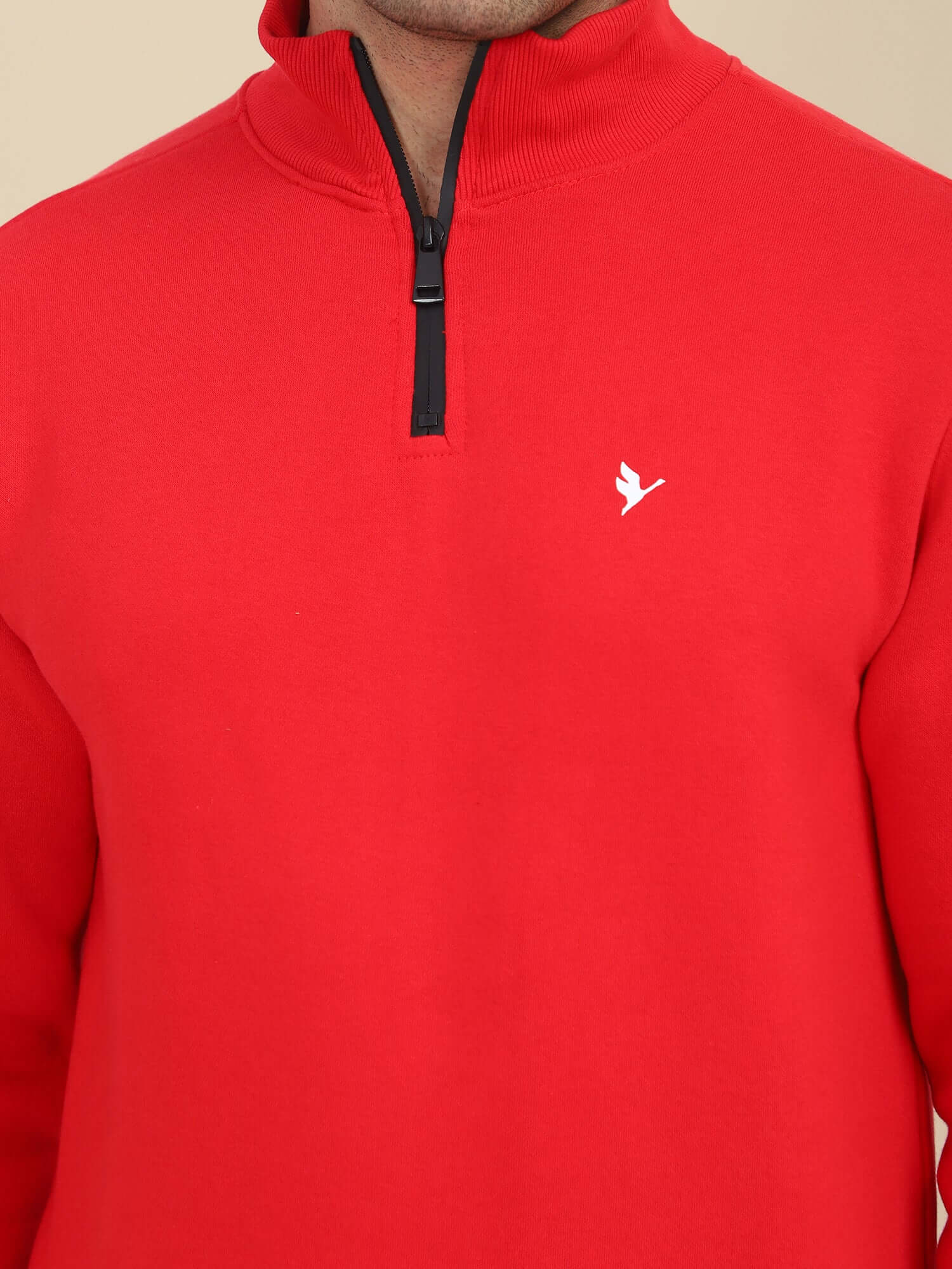 Amswan Men'S Red Cord Set: Half Zipper Sweatshirt & Sweatpants For Ultimate Comfort And Style