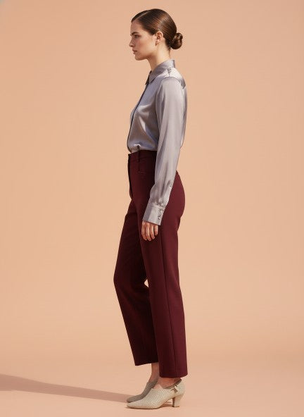 Banana Crepe Mahogany C Pant