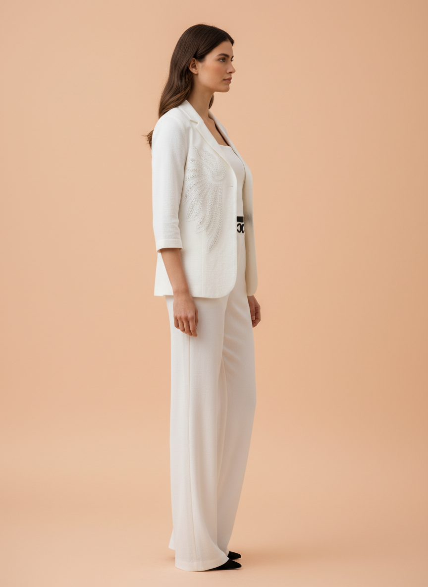 Elegant White Co-Ord Set for Women