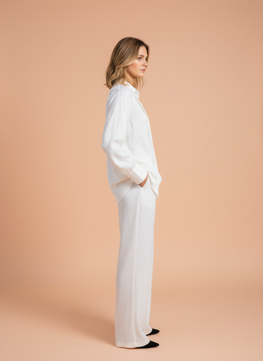 Women’s Elegant White Co-Ord Set