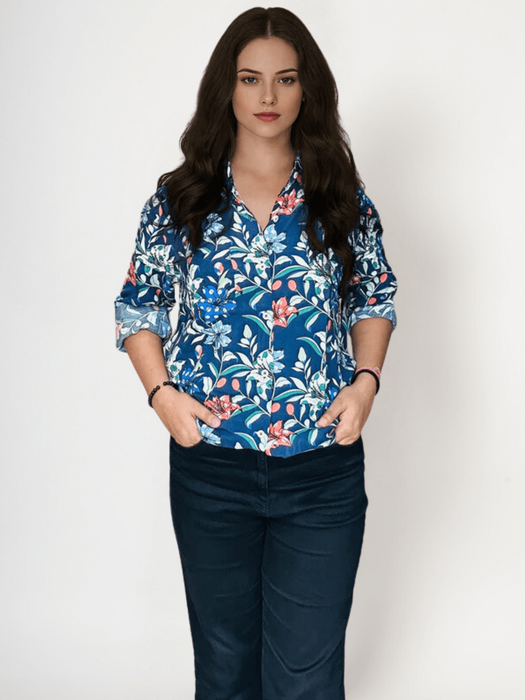 Women'S Premium Rayon Shirt With Print