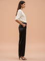 European Satin Loose Fit Trouser