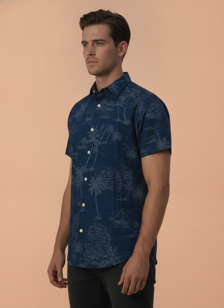 Amswan Men'S Premium Rayon Shirt