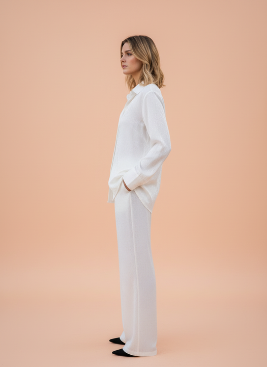 Women’s Elegant White Co-Ord Set