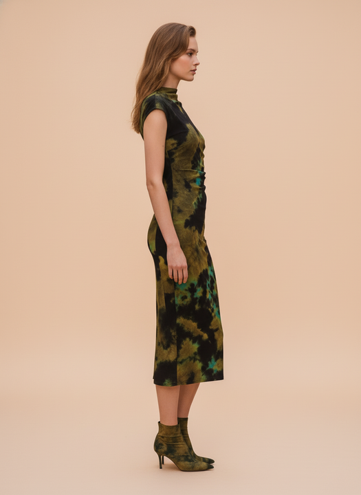 Women’s Stylish Printed Midi Dress