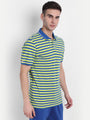 Premium Cotton Striped Half Sleeve Polo