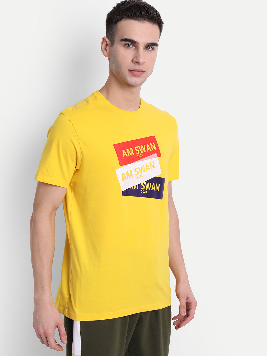 MENS PREMIUM COTTON PRINTED HALF SLEEVE CREW NECK T-SHIRTS
